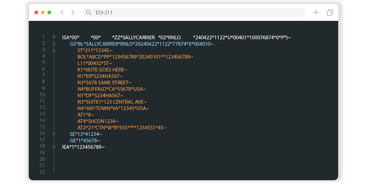 The EDI 211 format by SPS Commerce