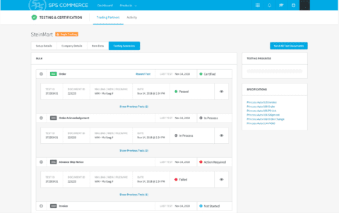 EDI Testing Compliance with SPS Commerce | Try SPS Testing Now